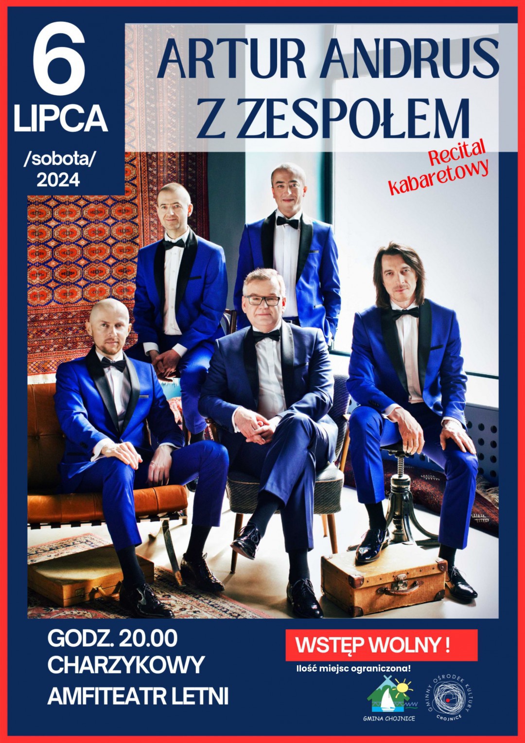 Artur Andrus w Weekend FM zaprasza na koncert do Charzyk&oacute;w koło Chojnic (ROZMOWA)