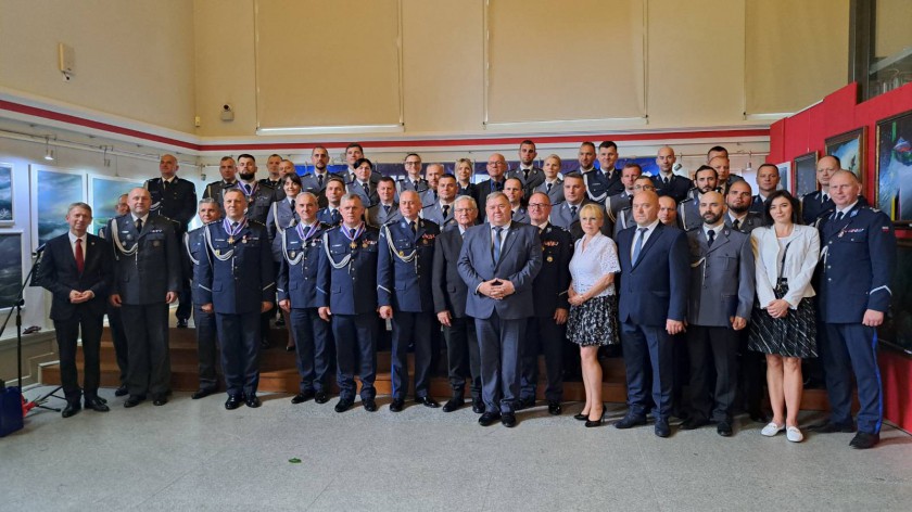 Funkcjonariusze z powiatów chojnickiego i człuchowskiego celebrowali dziś 12.07. Święto Policji FOTO