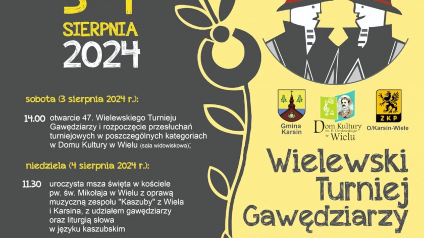 W najbliższy weekend gawędziarze zjadą do Wiela, w gminie Karsin. Już po raz 47 odbędzie się tu Turniej Gawędziarzy