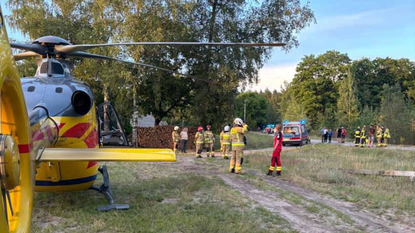 Nieprawidłowe wymijanie przyczyną wczorajszego 7.07 wypadku w Kruszynie, w gminie Brusy