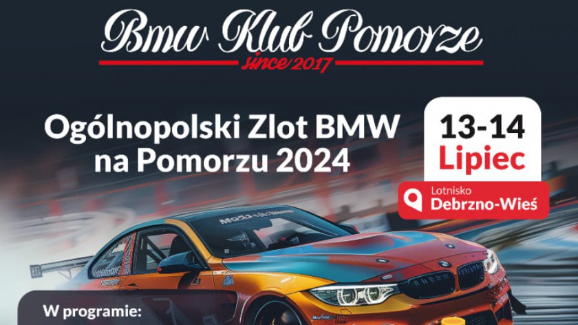 Powojskowe lotnisko w Debrznie będzie w ten weekend areną Ogólnopolskiego Zlotu BMW na Pomorzu