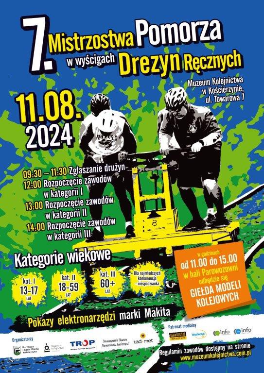 Już po raz 7 w Kościerzynie odbędą się Mistrzostwa Pomorza w wyścigach drezyn ręcznych