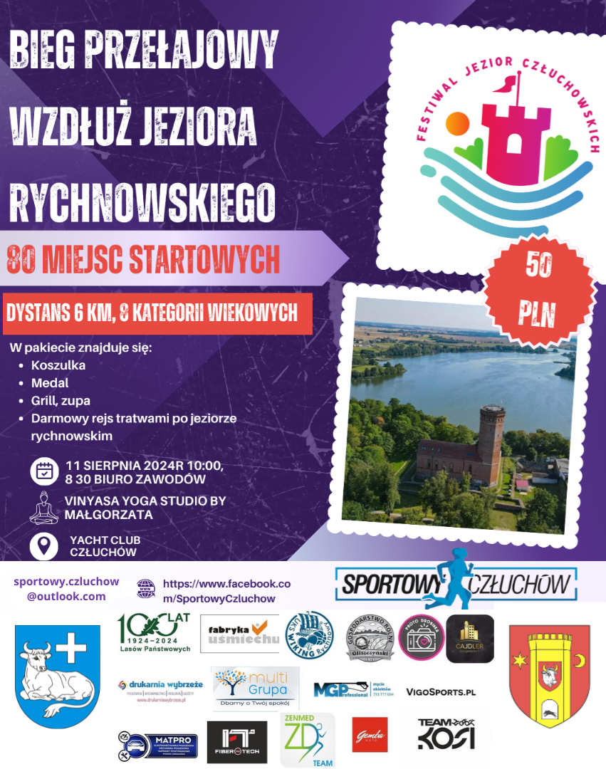 Kilkanaście wydarzeń przez trzy dni. Od dziś (9.08.) do niedzieli (11.08.) Festiwal Jezior Człuchowskich (AKTUALIZACJA)