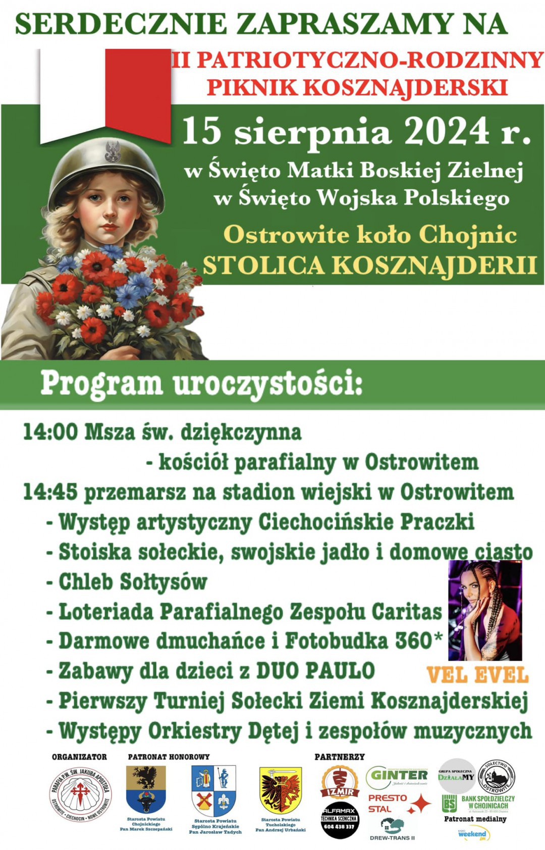 W Ostrowitem koło Chojnic odbędzie się w czwartek (15.08.) II Patriotyczno-Rodzinny Piknik Kosznajderski (ROZMOWA)
