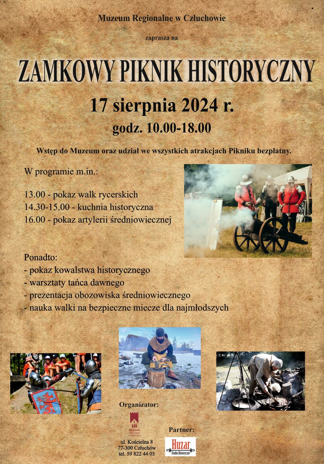 Powr&oacute;t do średniowiecza. W Muzeum Regionalnym w Człuchowie odbędzie się jutro (17.08.) Zamkowy Piknik Historyczny