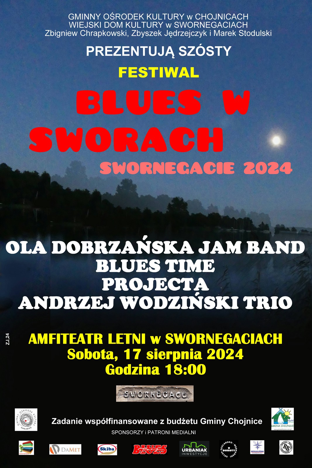 Jutro (17.08.) festiwal "Blues w Sworach - Swornegacie 2024". Impreza odbywa się już po raz sz&oacute;sty (ROZMOWA)