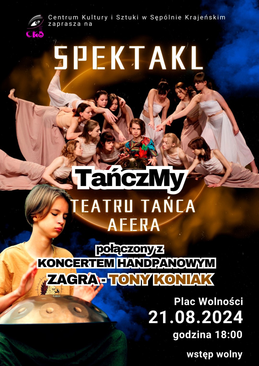 Warszawski teatr "Afera" wystąpi dziś (21.08) w Centrum Kultury i Sztuki w Sęp&oacute;lnie Krajeńskim