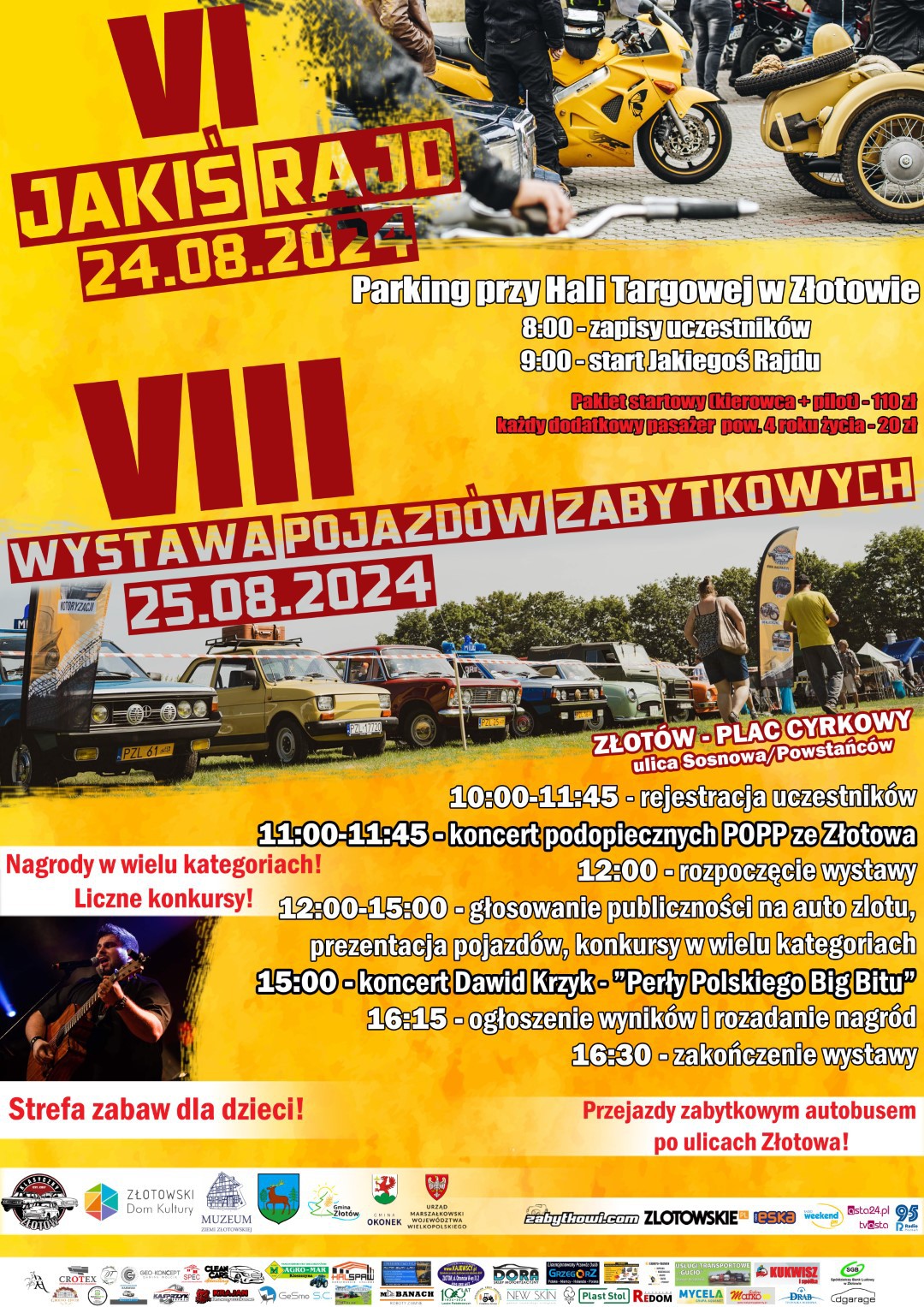 Gratka dla fan&oacute;w motoryzacji - jutro (25.08) w Złotowie VIII Wystawa Pojazd&oacute;w Zabytkowych