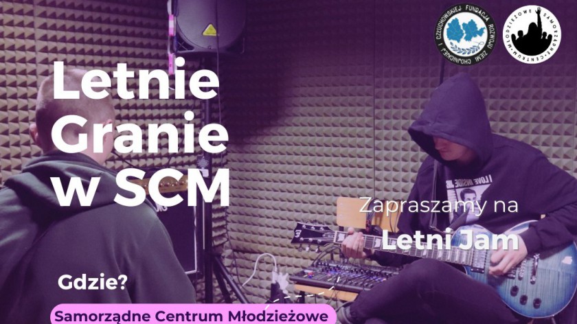 Gratka dla muzyków - Samorządne Centrum Młodzieżowe w Chojnicach zaprasza dziś 9.08 na jam session