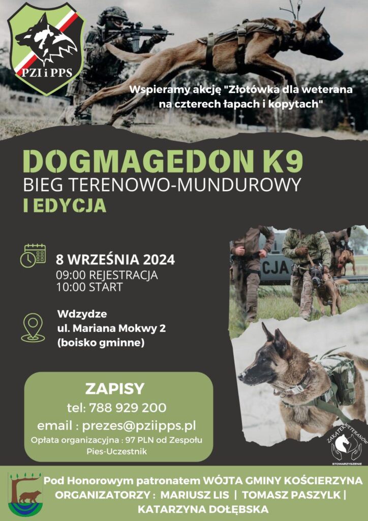 We Wdzydzach, w gminie Kościerzyna, odbędzie się jutro (8.09.) Dogmagedon K9