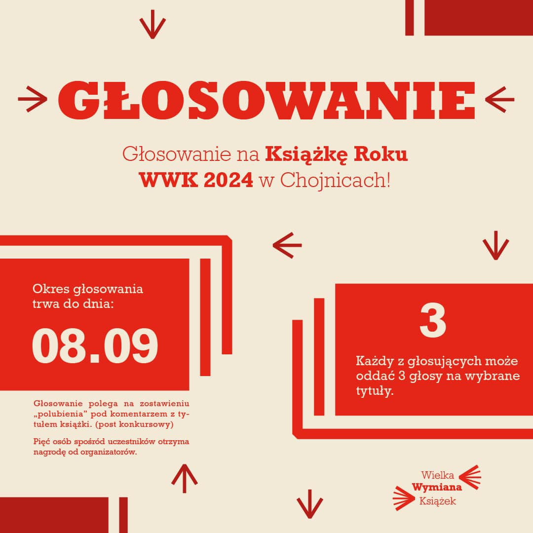 Trwa internetowe głosowanie w plebiscycie na Książkę Roku 2024