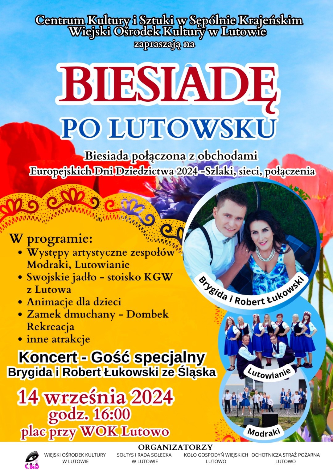 Centrum Kultury i Sztuki w Sęp&oacute;lnie Krajeńskim zaprasza na Biesiadę po Lutowsku
