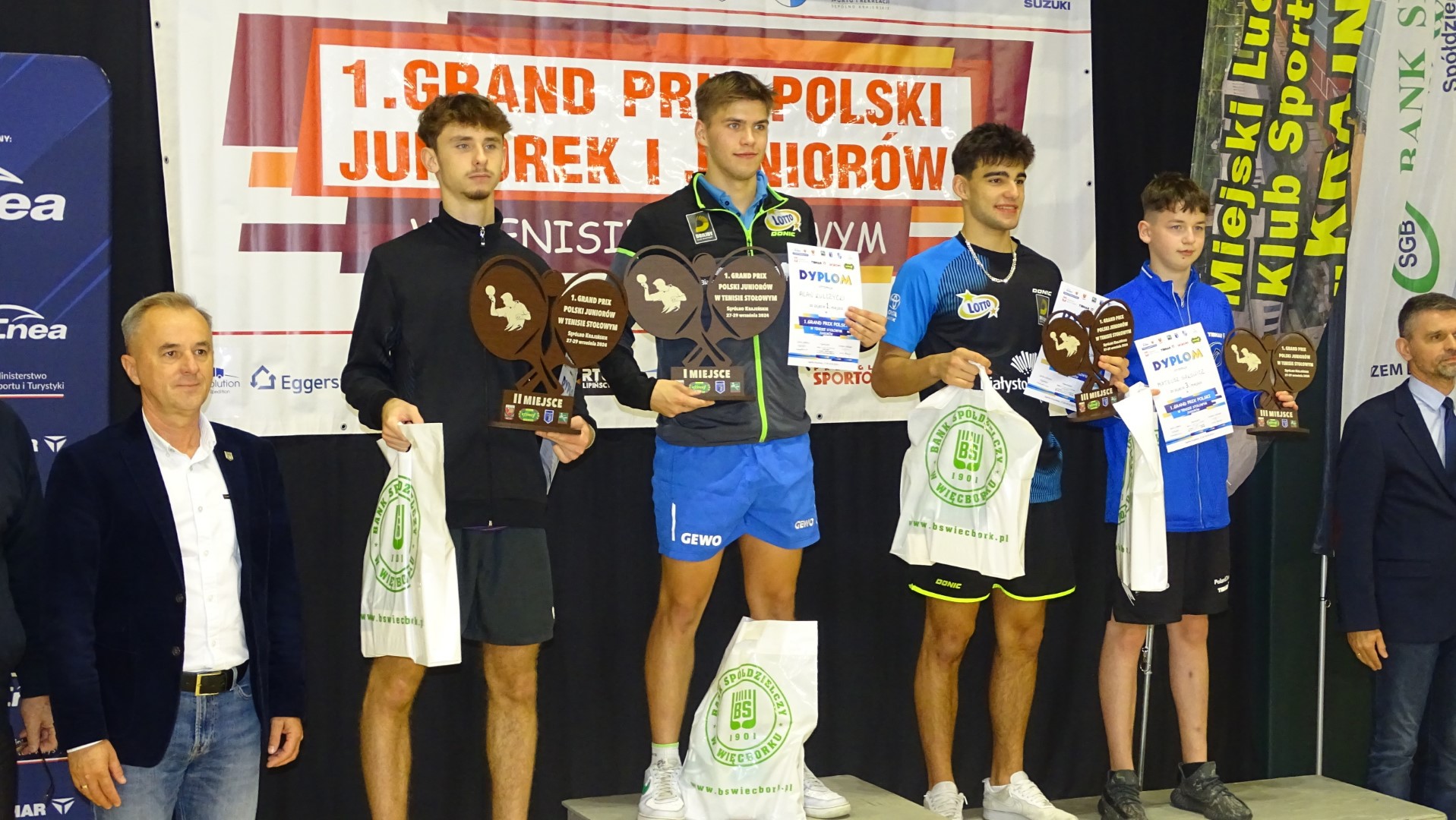 Weronika Wr&oacute;bel i Alan Kulczycki zwycięzcami pierwszego Grand Prix Polski w tenisie stołowym w Sęp&oacute;lnie