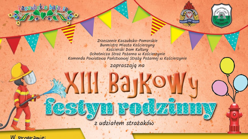 Festyn rodzinny Kaszubskie Bajania odbędzie się dziś 22.09. w Ogródku Jordanowskim w Kościerzynie