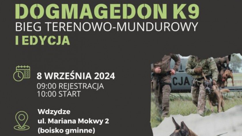 We Wdzydzach, w gminie Kościerzyna, odbędzie się jutro 8.09. Dogmagedon K9