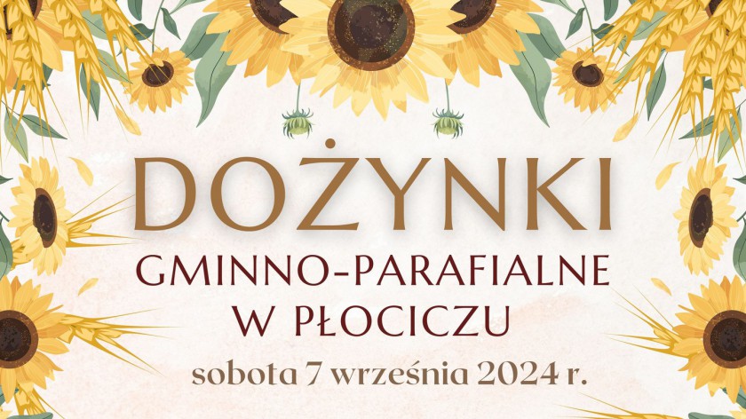 Rolnicy z Kamienia Krajeńskiego będą świętować dziś 7.09 dożynki w Płociczu