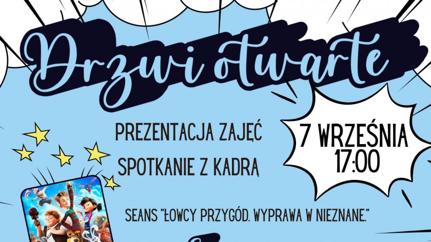 Miejsko - Gminny Ośrodek Kultury w Więcborku zaprasza jutro 7.09 na drzwi otwarte