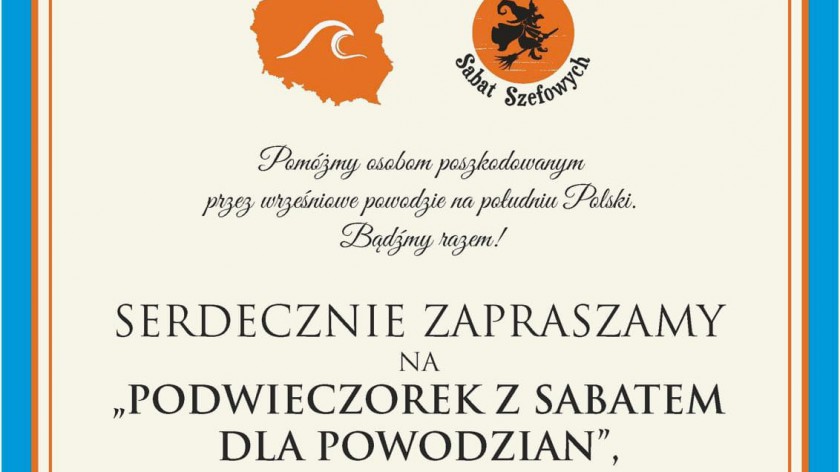 W Sieroczynie pod Człuchowem dziś Podwieczorek z Sabatem dla powodzian