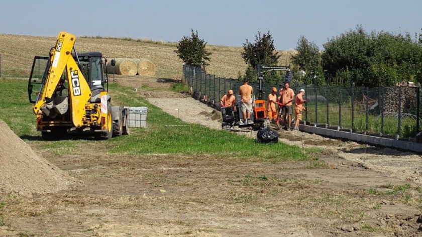 Trwa budowa świetlicy wiejskiej w miejscowości Zboże, w gminie Sępólno Krajeńskie FOTO