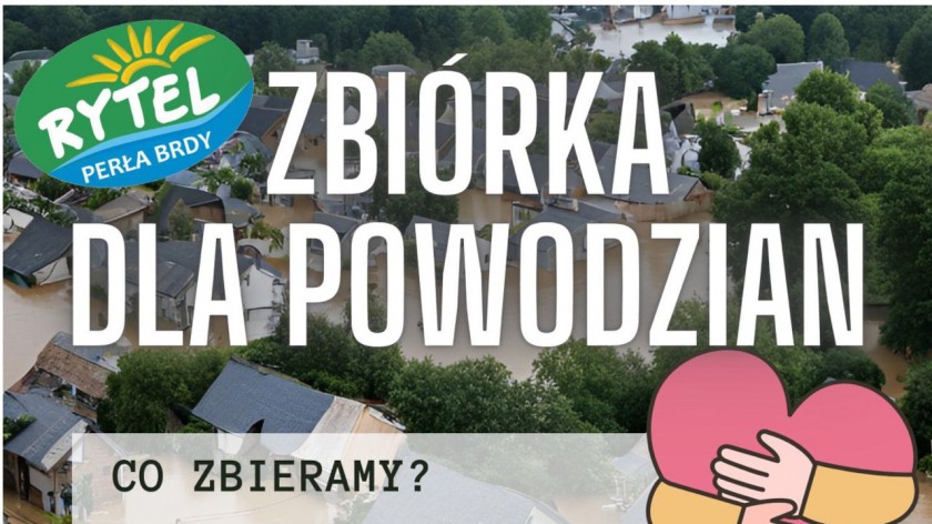 W Rytlu zorganizowano zbiórkę darów dla powodzian. Wsparcie dla poszkodowanych można przynieść w trzy miejsca