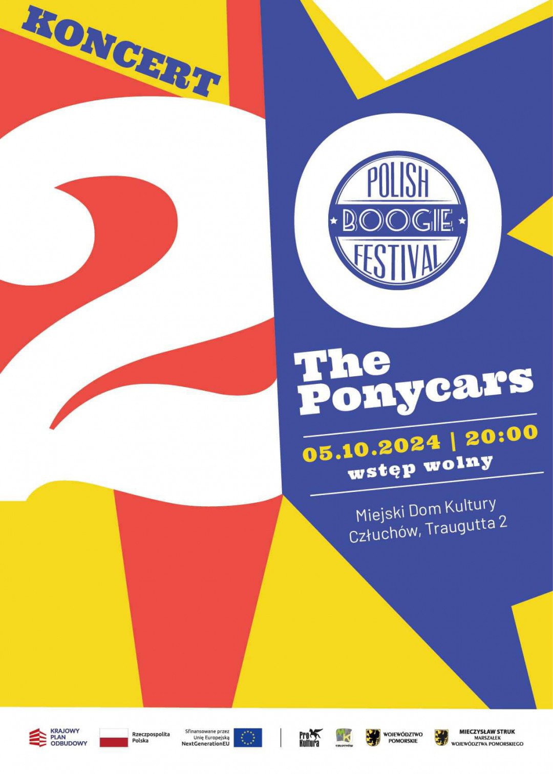 Dziś (5.10.) ostatni akcent jubileuszowej, 20. edycji Polish Boogie Festivalu w Człuchowie