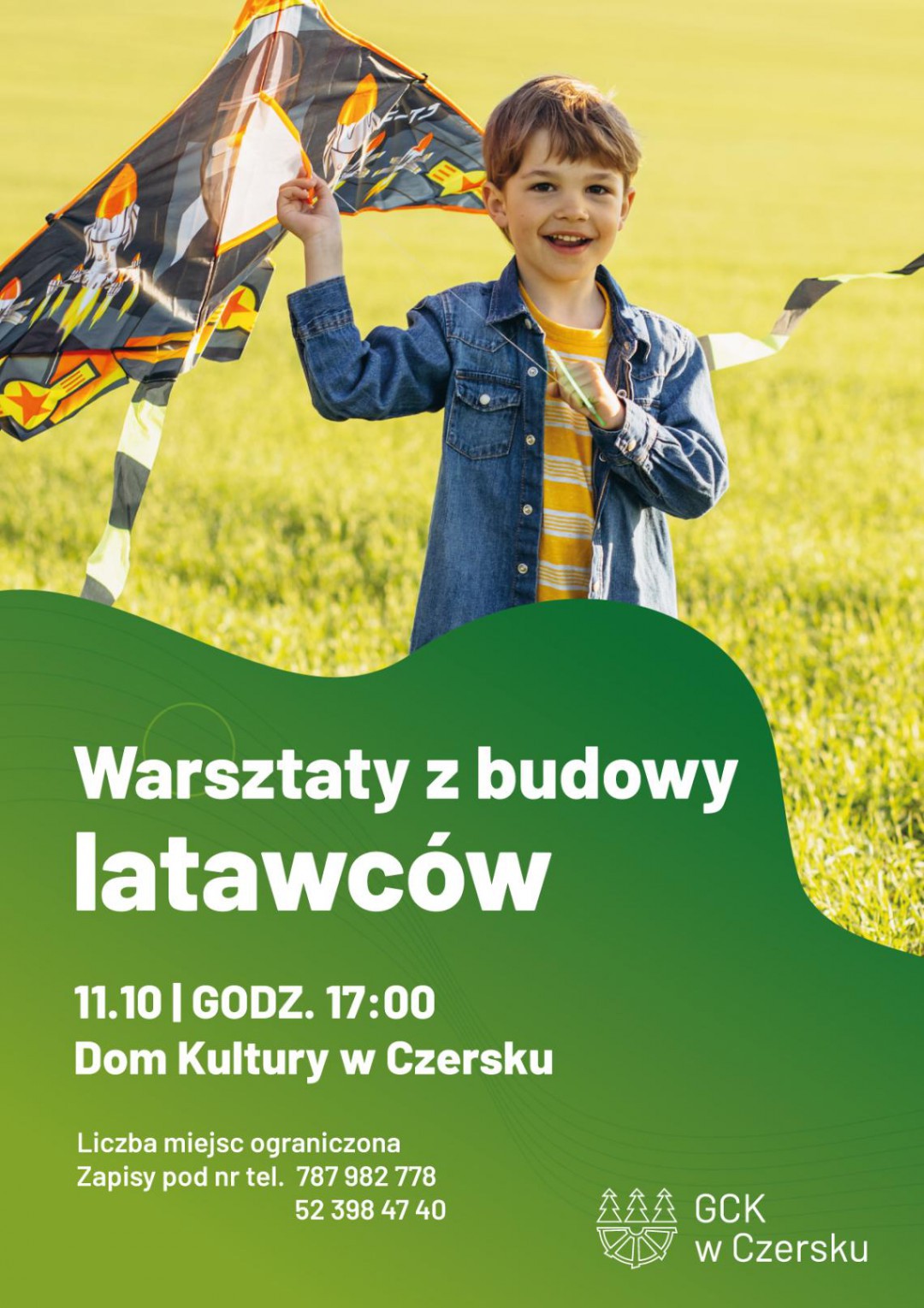 W Gminnym Centrum Kultury w Czersku odbędą się warsztaty z budowania latawc&oacute;w