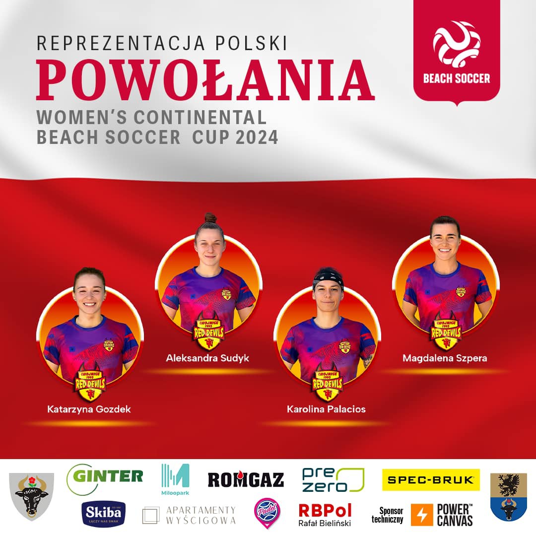 Kolejny turniej reprezentacyjny przed Red Devils Ladies Chojnice. Tym razem powołanie otrzymały cztery zawodniczki