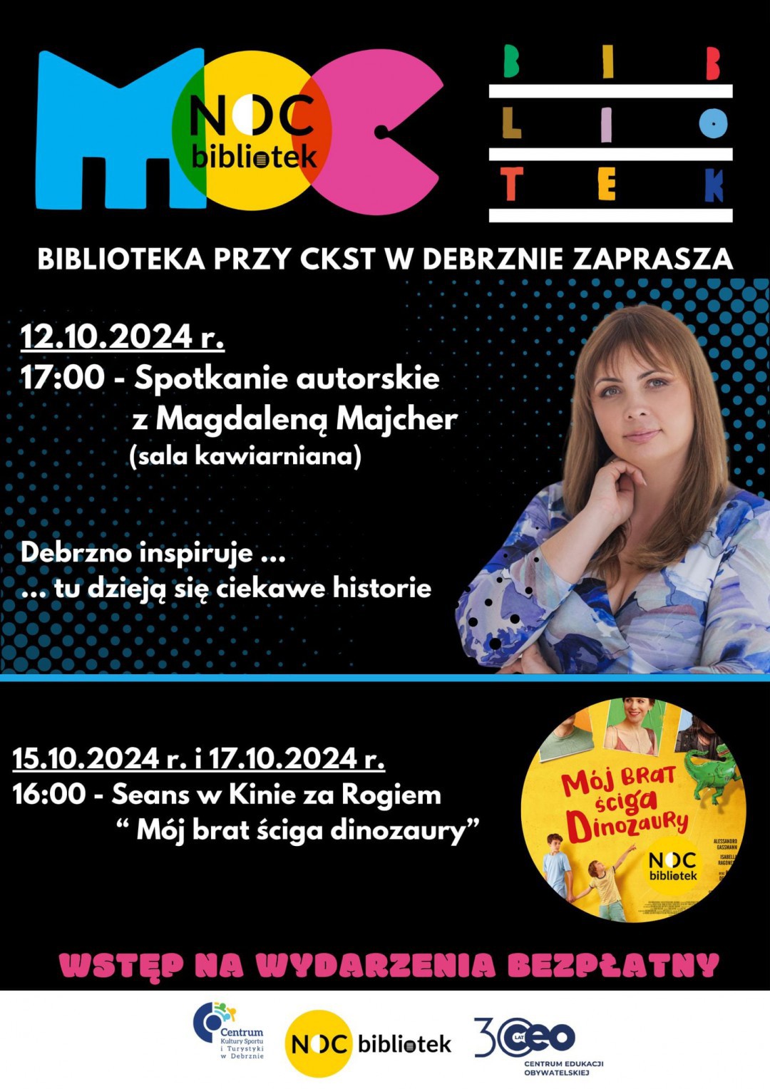 Debrzno będzie gościło autorkę powieści o&hellip; Debrznie. Dziś (12.10.) spotkanie z Magdaleną Majcher