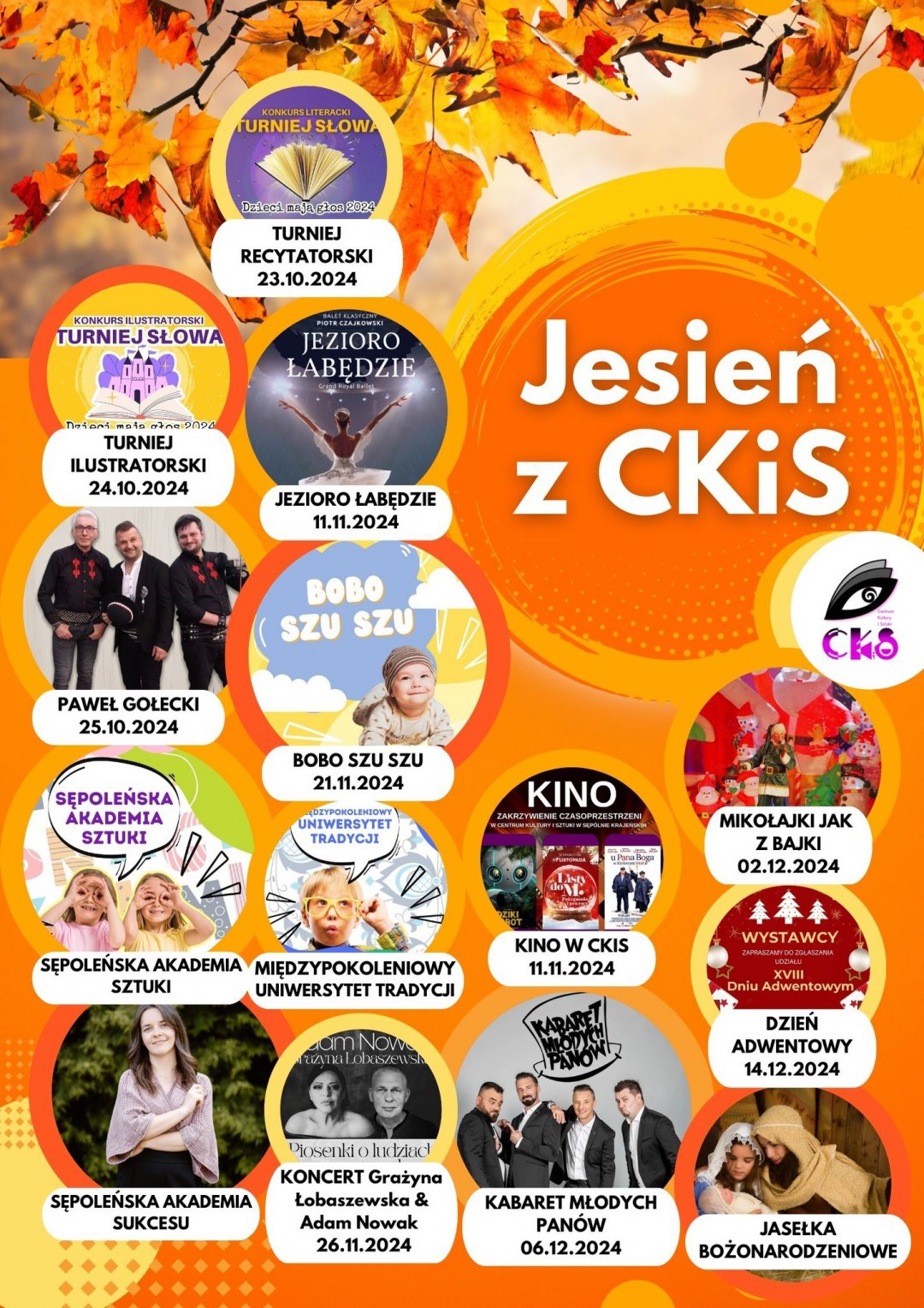 Znamy już najbliższe wydarzenia kulturalne przygotowane przez Centrum Kultury i Sztuki w Sępolnie Krajeńskim