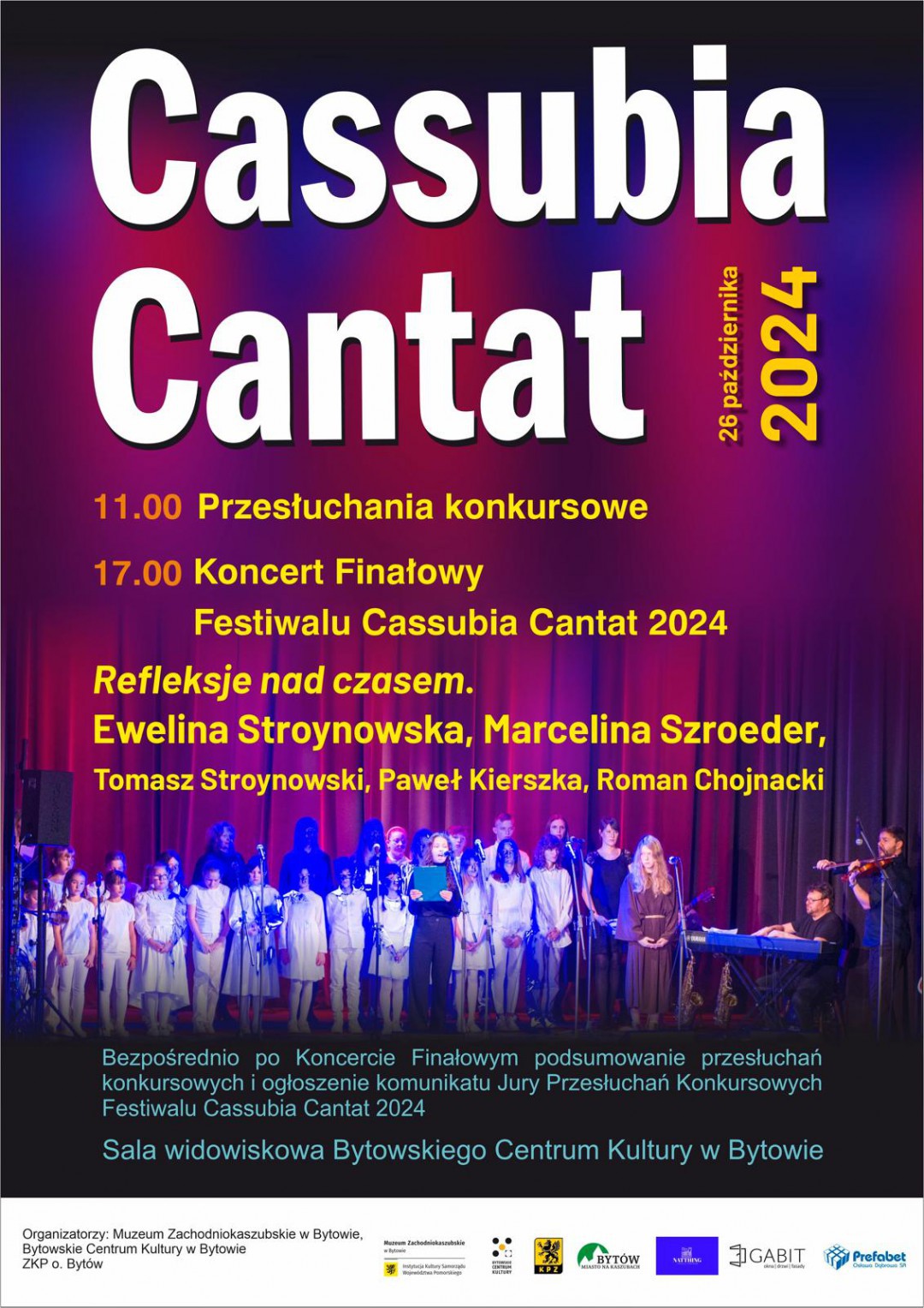 W Bytowie odbędzie się w sobotę (26.10.) Festiwal Cassubia Cantat