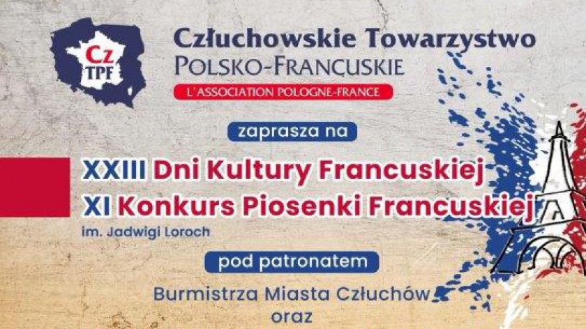 Dni Kultury Francuskiej odbędą się w sobotę 19.10 w Człuchowie