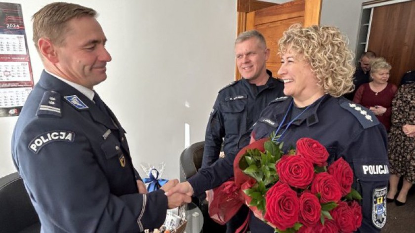 Paweł Molis zakończył służbę jako zastępca komendanta policji w Chojnicach. Teraz będzie pracował w Sławnie