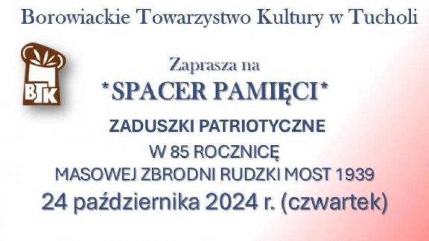 W czwartek 24.10 w Tucholi Zaduszki Patriotyczne