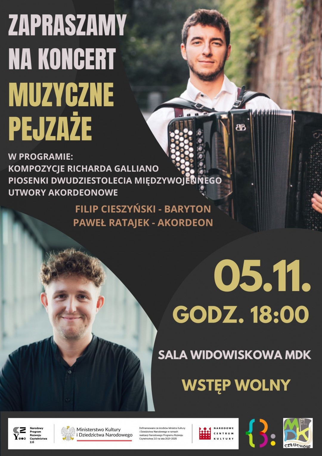 Dziś (5.11.) w Człuchowie koncert "Muzyczne pejzaże"