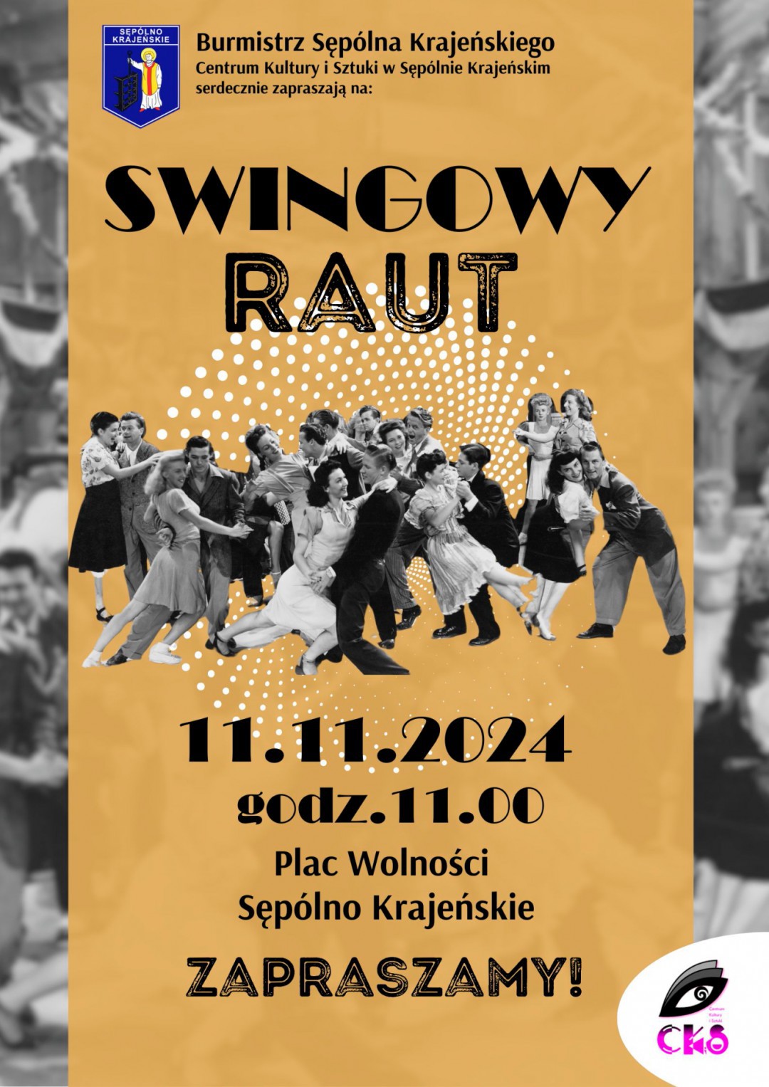 Centrum Kultury i Sztuki w Sęp&oacute;lnie zaprasza jutro (10.11) na obchody 106. rocznicy odzyskania niepodległości do Sęp&oacute;lna Krajeńskiego