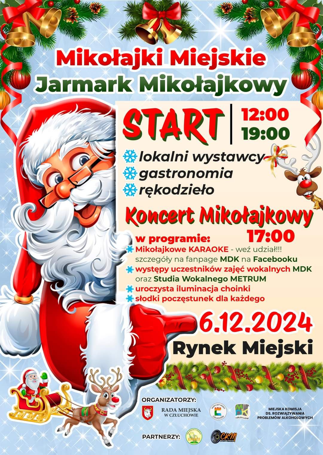 W tym roku w Człuchowie nie będzie konkurencyjnych imprez mikołajkowych koalicji i opozycji