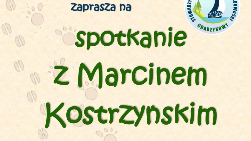 Jutro 19.11 w Charzykowach spotkanie z dziennikarzem-leśnikiem Marcinem Kostrzyńskim