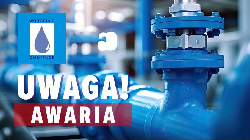 Awaria sieci wodociągowej na ulicy Młodzieżowej 11 w Chojnicach