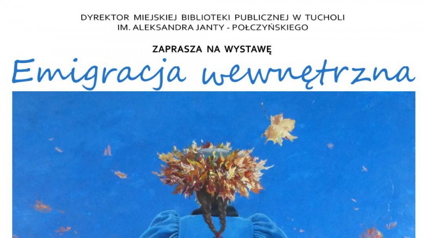 Wernisaż wystawy malarskiej w tucholskiej bibliotece