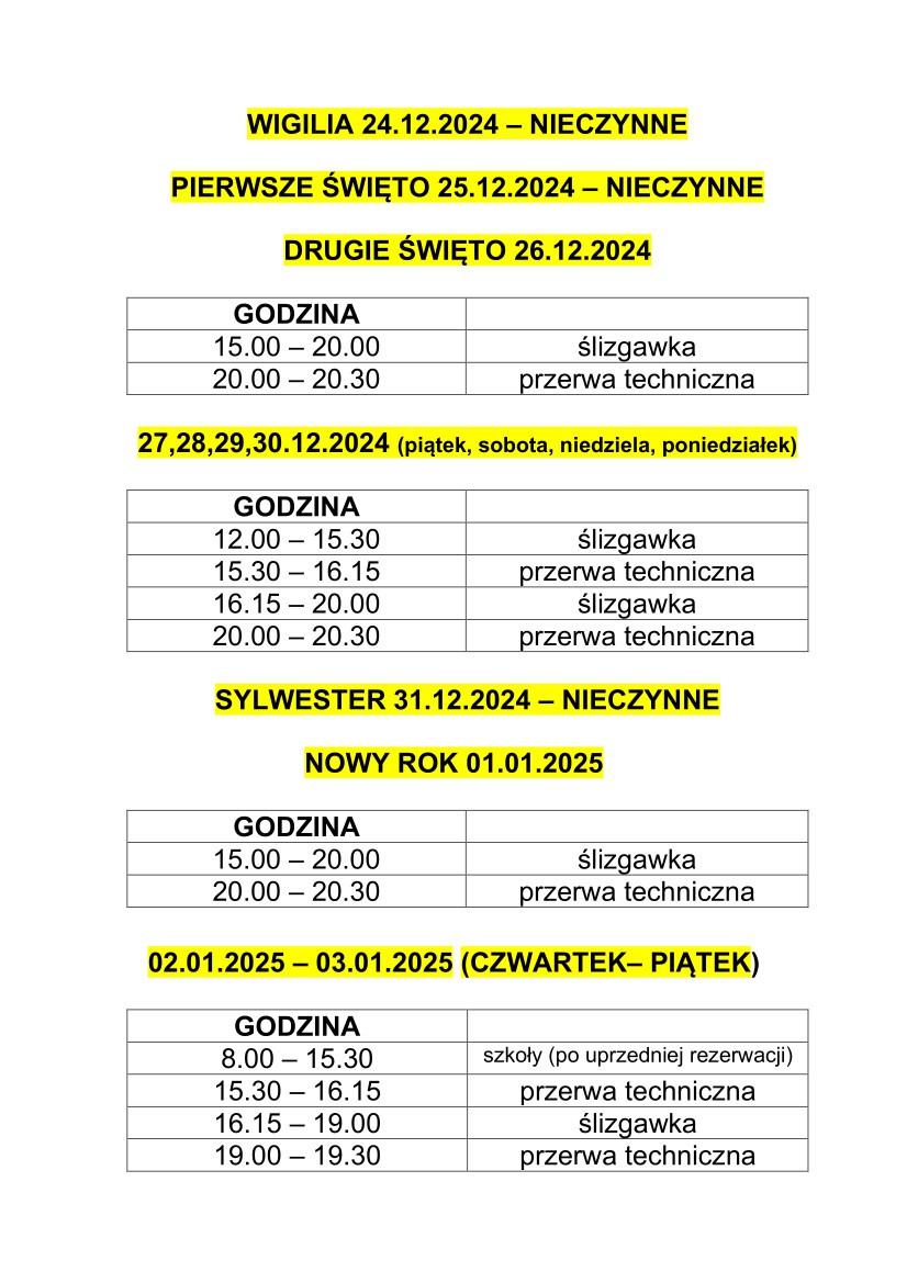 W sobotę (14.12) otwarcie nowego lodowiska w Czersku