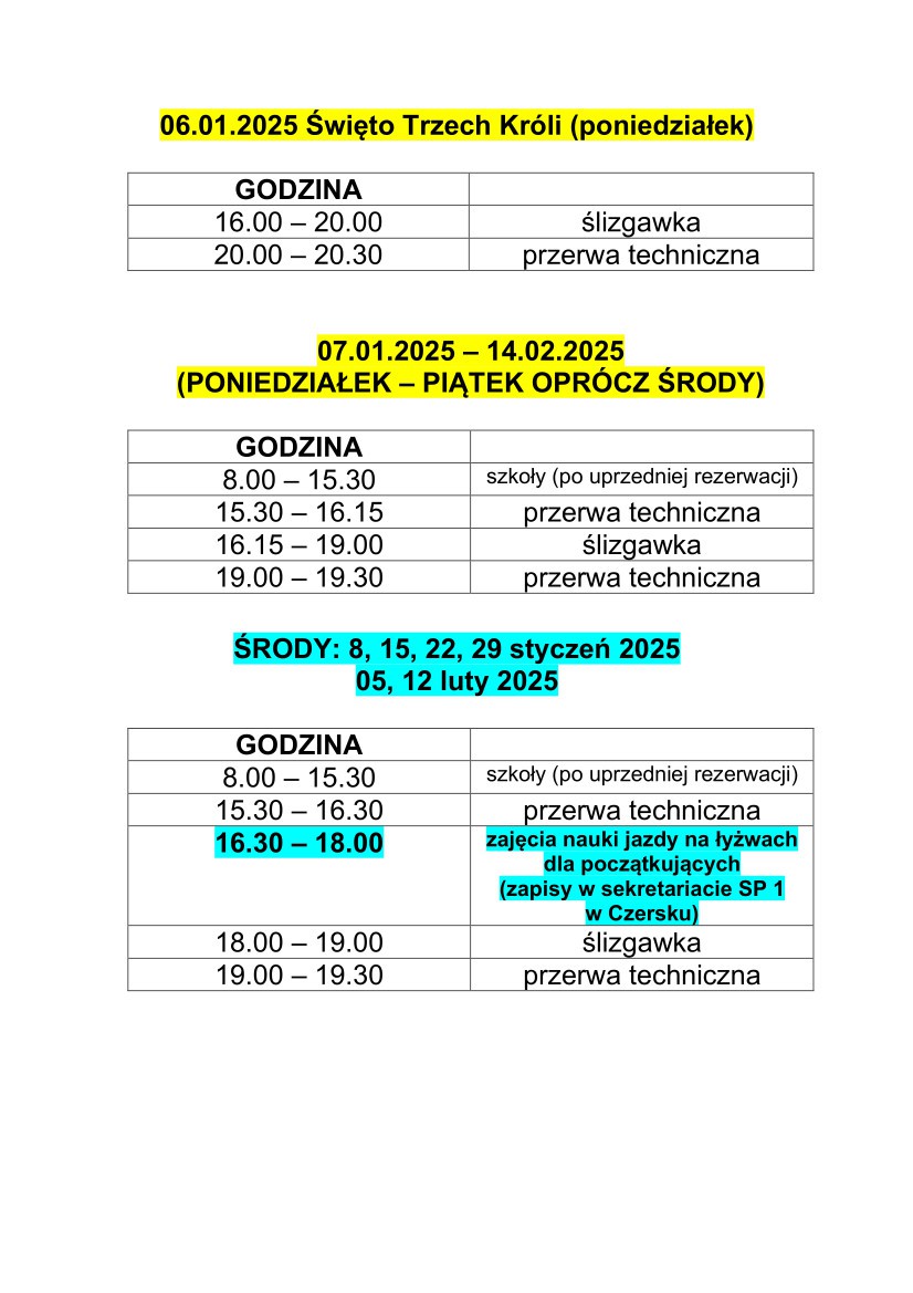 W sobotę (14.12) otwarcie nowego lodowiska w Czersku
