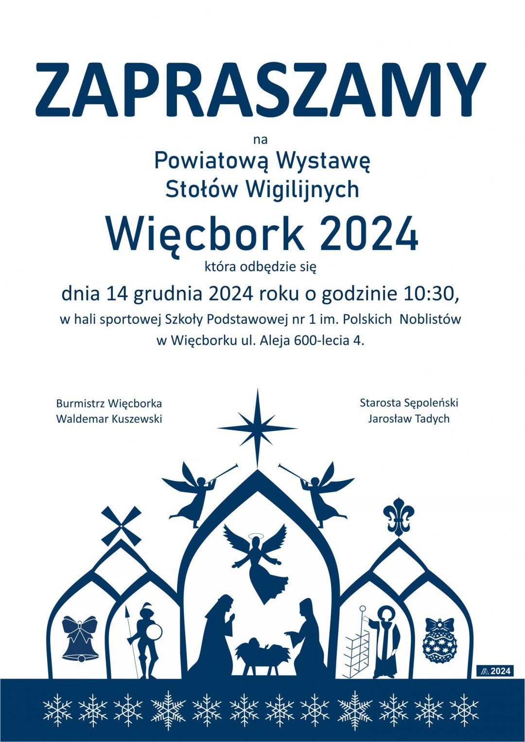 W Więcborku odbędzie się dziś (14.12) powiatowa wystawa stoł&oacute;w wigilijnych