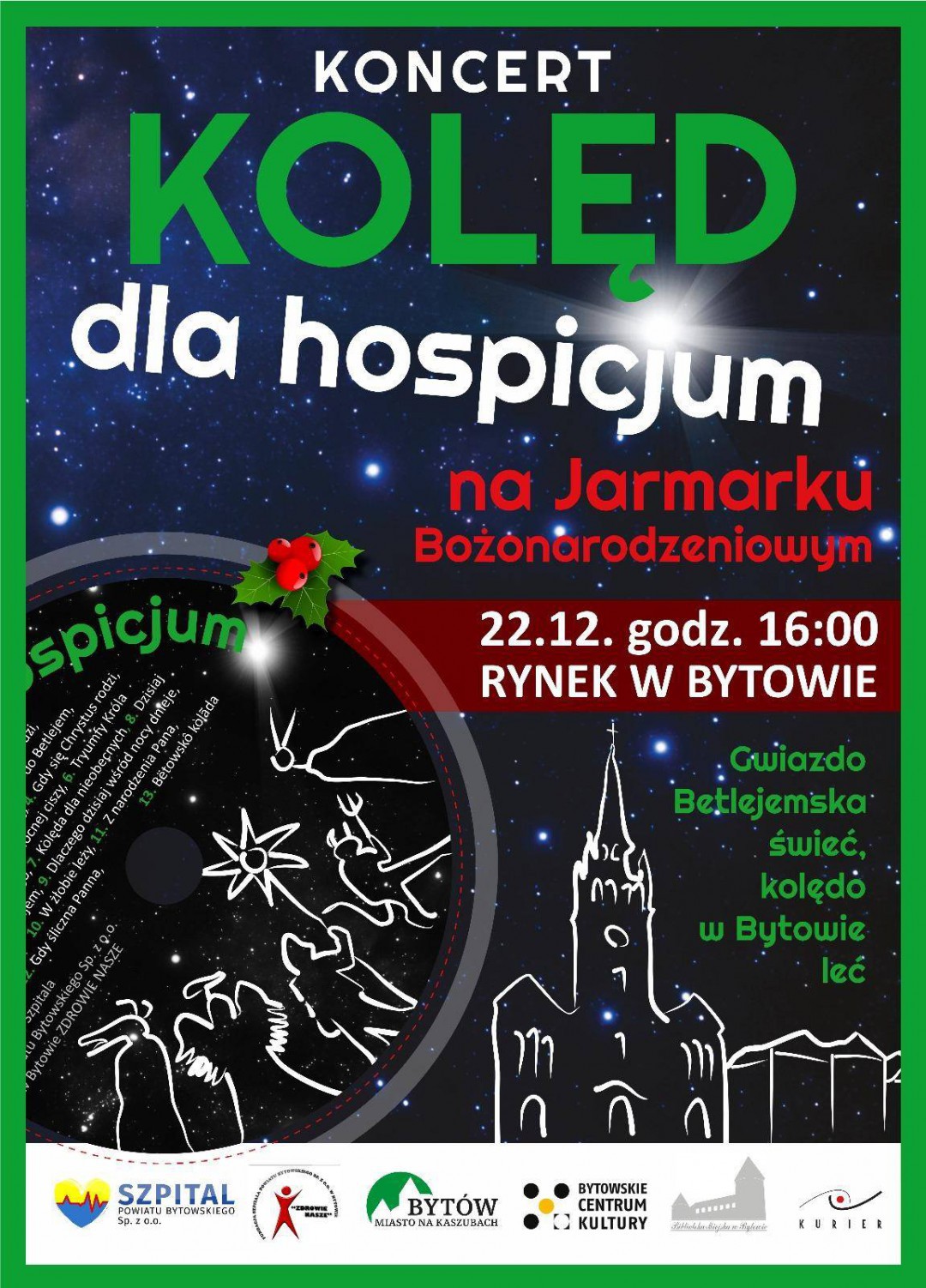 Zbierają pieniądze na bytowskie hospicjum. Samorządowcy, mundurowi i inni połączyli siły i nagrali płytę z kolędami (ROZMOWA)