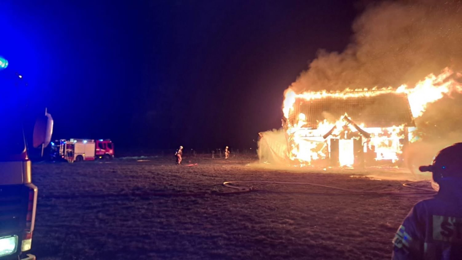 Pożar domu całorocznego w Wysinie, w gminie Liniewo. Straty oszacowano na 350 tys. zł