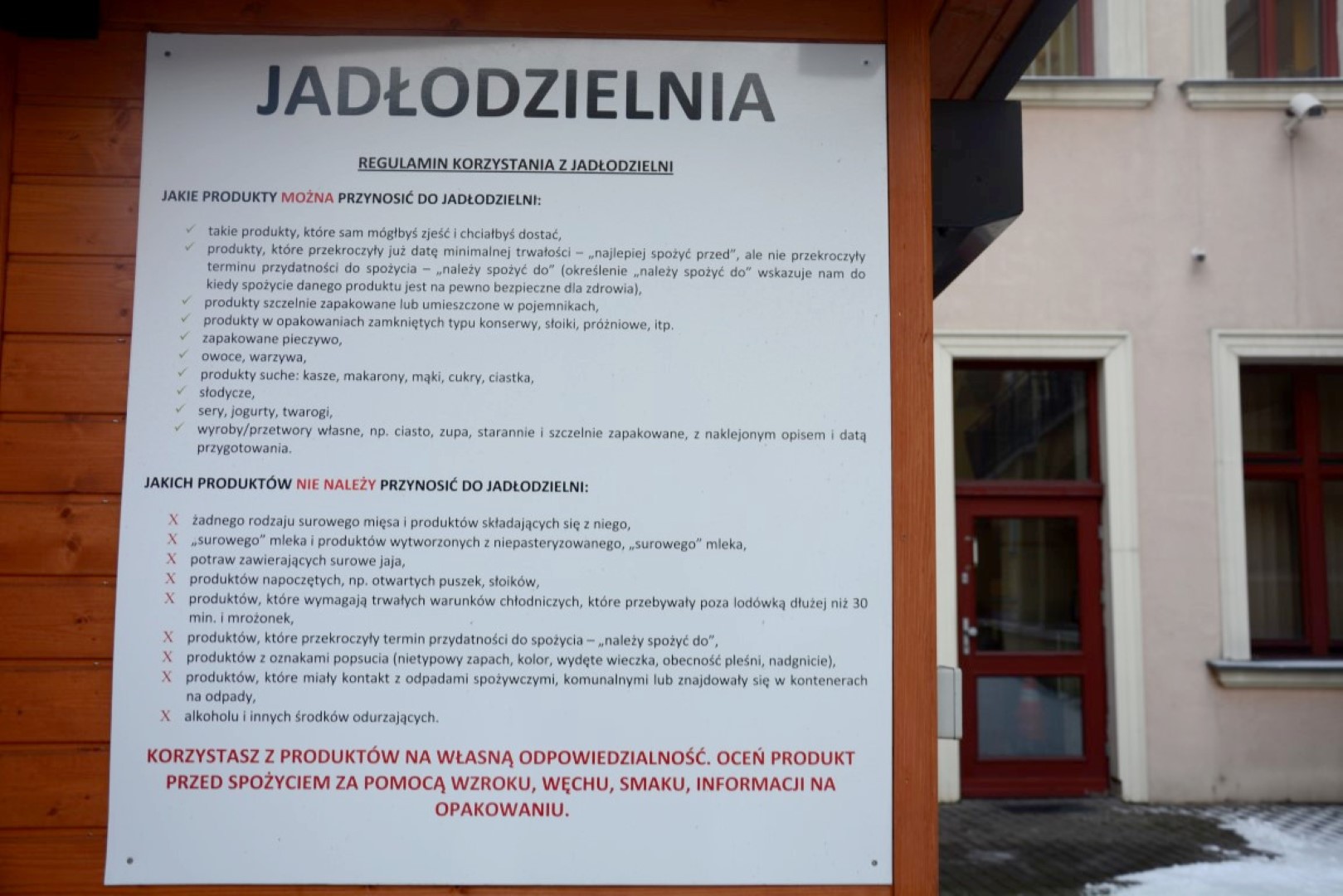 Potrawy po świętach można zanieść do jadłodzielni. Chojnicka lod&oacute;wka ma nową lokalizację
