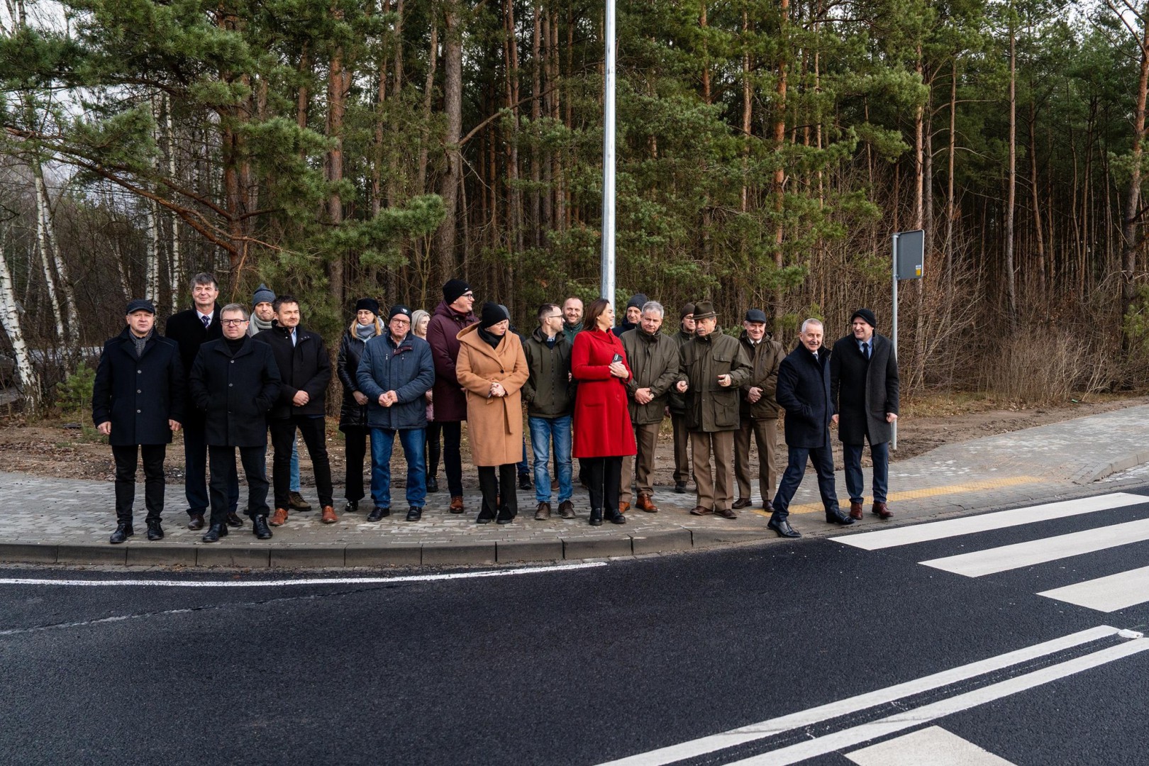 Inwestycja powiatu tucholskiego na drodze Tuchola-Tleń oficjalnie zakończona