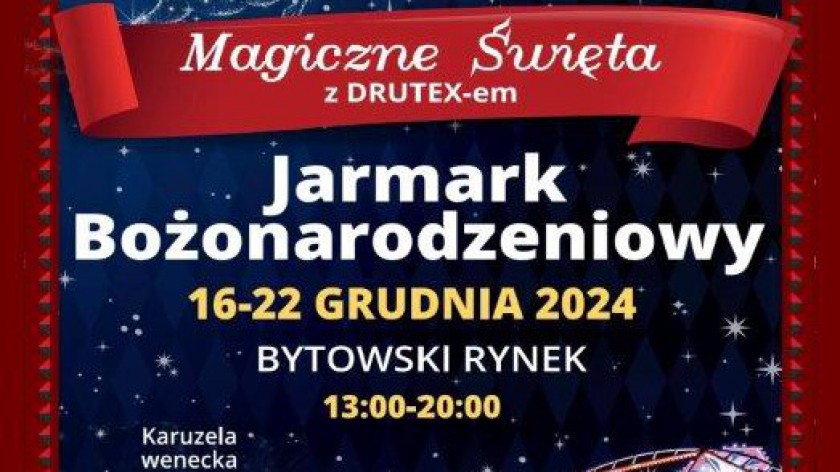 W Bytowie rusza dziś 16.12 Jarmark Bożonarodzeniowy