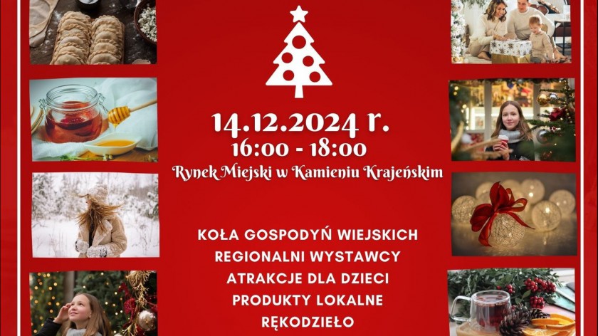 W Kamieniu Krajeńskim odbędzie się dziś 14.12 Jarmark Świąteczny