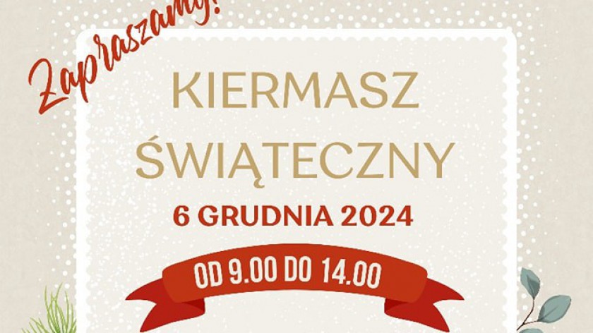 Warsztaty Terapii Zajęciowej z Sępólna Krajeńskiego zapraszają dziś 06.12 na świąteczny kiermasz własnych wyrobów