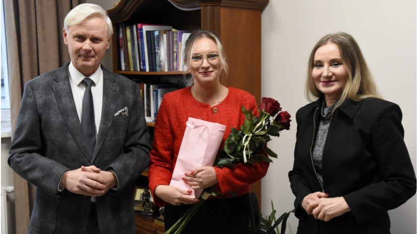 Dyrektorka Centrum Usług Społecznych w Czersku Anna Bielawska-Jutrzenka oficjalnie pożegnana w ratuszu